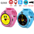 WiFi Location Child Smartwatch Sos Anti-Lost Monitor Tracker Baby Wristwatch Q360 Kids Smart Watch with Camera